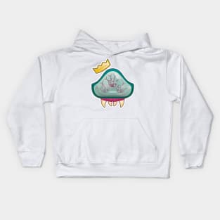 Friendly Vector King-troid Kids Hoodie